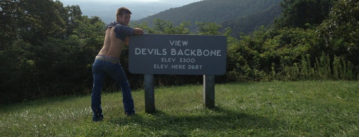 Devils Backbone Overlook is one of Along the Blue Ridge Parkway.