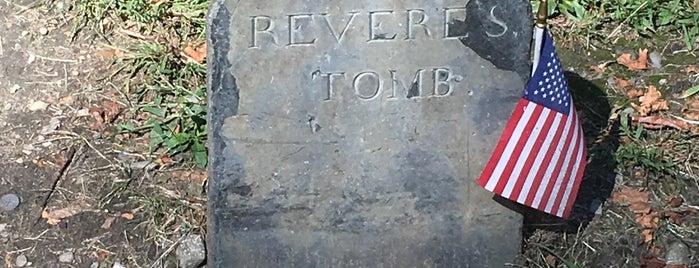 Paul Revere's Tomb is one of Boston.
