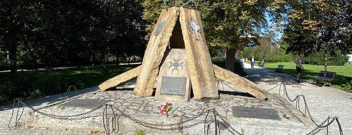 Monument to victims of stalinism is one of Polsko.