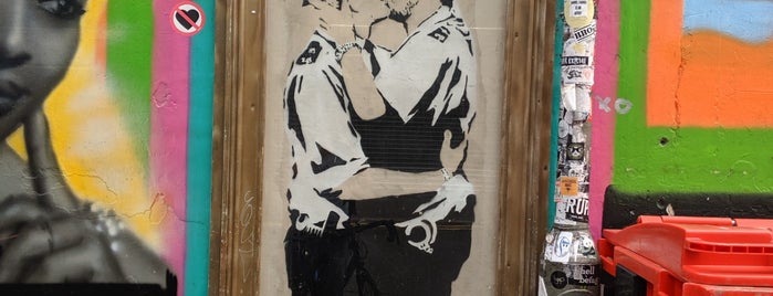 Banksy's Kissing Coppers is one of brighton.