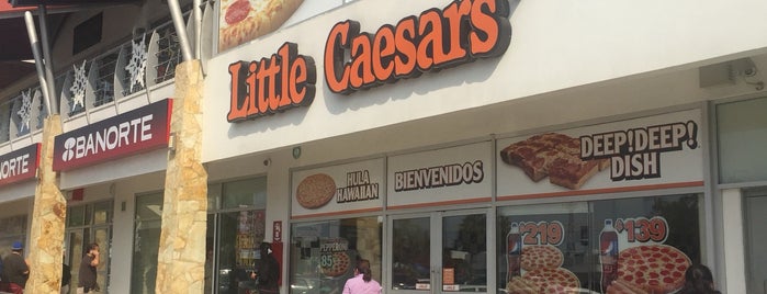 Little Caesar's Pizza is one of comida.