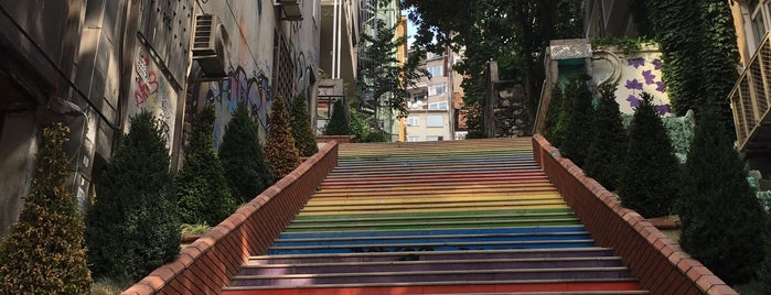 The Rainbow Staircase is one of Istanbul.