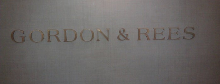 Gordon & Rees, LLP is one of my favorite places.