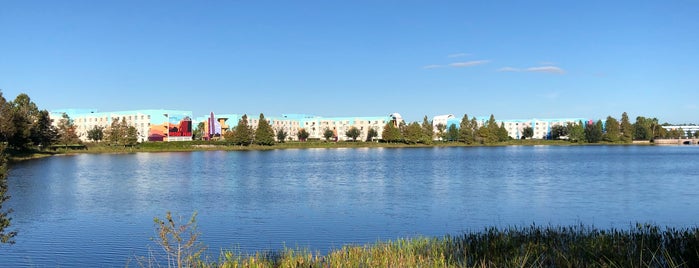 Hourglass Lake is one of Disney Resorts.