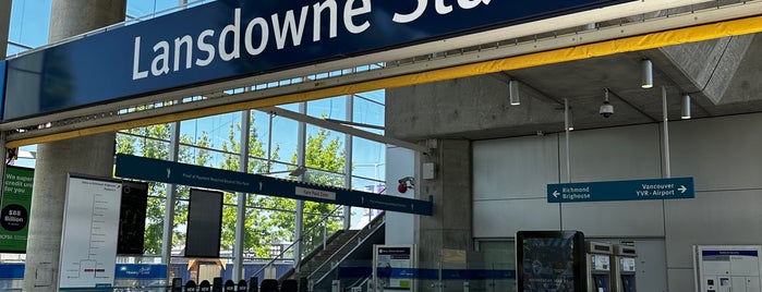 Lansdowne SkyTrain Station is one of Master of the Canada Line.