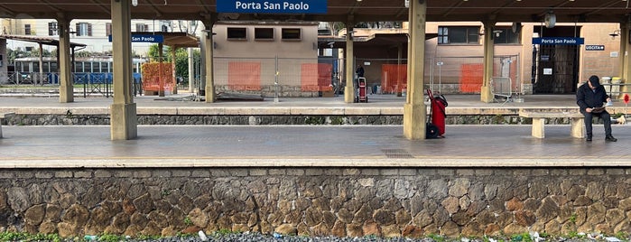 Roma Porta San Paolo (Roma-Lido) is one of metro.