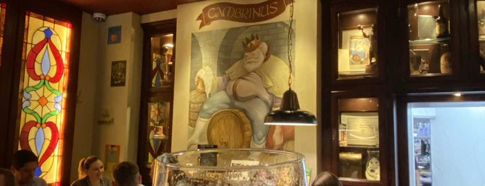 Gambrinus is one of Брюгге.