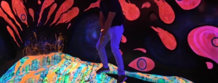 Putting Edge Glow-in-the-Dark Mini Golf is one of Things to Do - Toronto GTA.