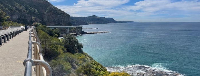 Sea Cliff Bridge is one of Tempat yang Disukai Darren.