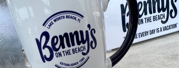 Benny's on the Beach is one of Palm Beach.