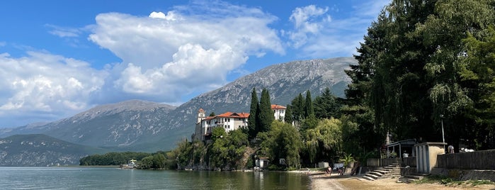 Плажа Св.Наум / Beach St.Naum is one of Erkan : понравившиеся места.