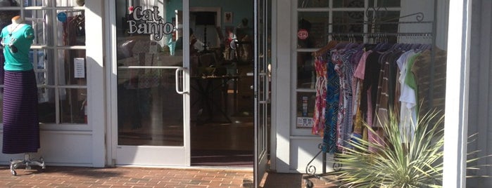 Cat Banjo is one of Let's Go Shopping in Downtown Raleigh!.