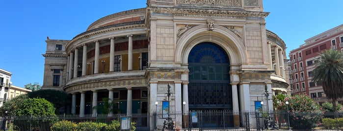 Teatro Politeama Garibaldi is one of Theatres (Sicily).