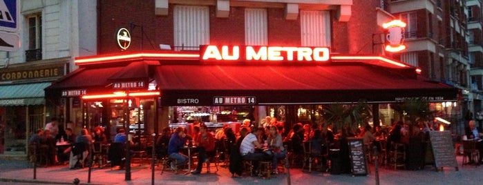 Au Métro is one of Fish & chips Paris.