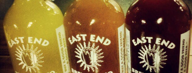 East End Brewing Company is one of Cupcakes and Beer.