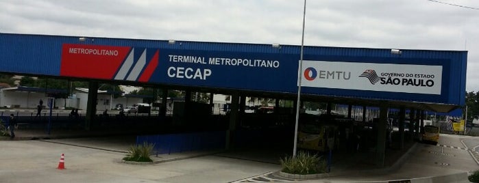 Terminal Metropolitano Cecap is one of Tempat yang Disukai Ewerton.