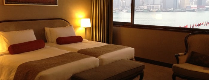 Marco Polo Hongkong Hotel is one of Queen'in Kaydettiği Mekanlar.