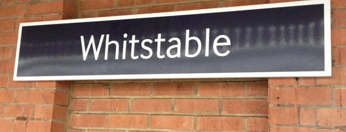 Whitstable Railway Station (WHI) is one of Tempat yang Disukai Aniya.