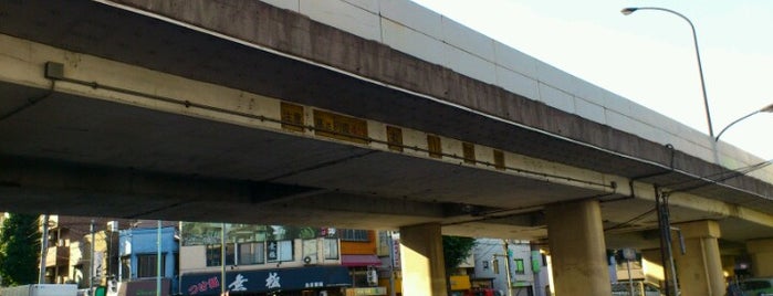 丸山陸橋 is one of 環状七号線（環七）.