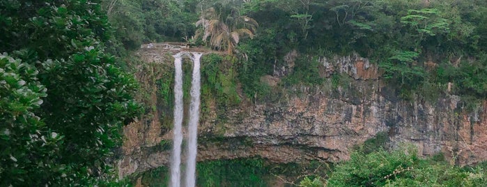 Chamarel Waterfall is one of Mauritius.