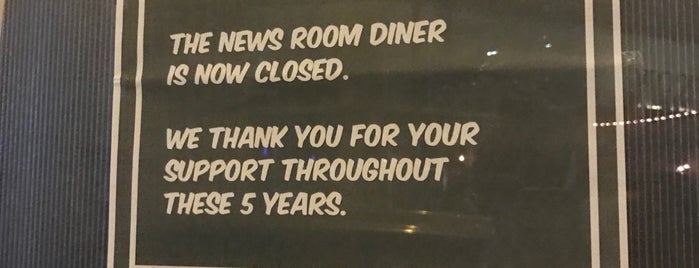 The News Room Diner is one of hkg to-try.