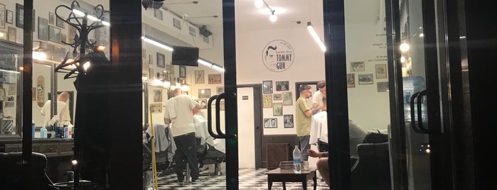 Tommy Gun Barbershop is one of Hipster places in Kyiv.