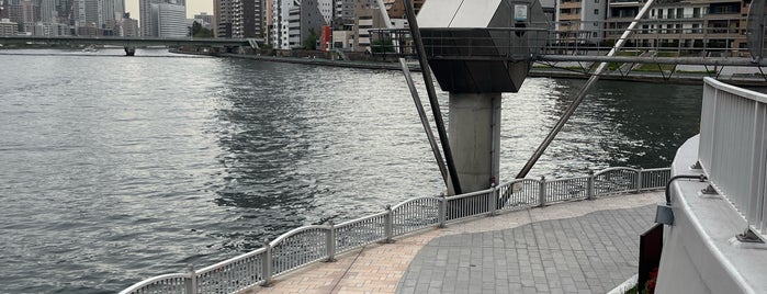 霊岸島水位観測所 is one of Chūō-ku (中央区), Tokyo.