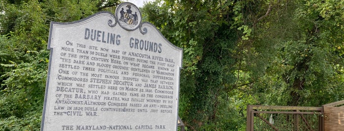 Bladensburg Dueling Grounds is one of Star-Spangled Sites.