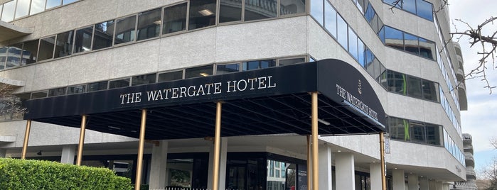 The Watergate Hotel is one of Washington DC.