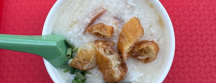 Chai Chee Pork Porridge is one of Charles Ryan's recommended eating places.