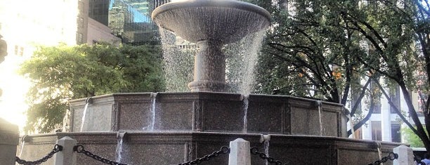 Pulitzer Fountain is one of Locais salvos de Pete.