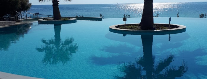 Pools Of Atlantica Club Aegean Blue Hotel is one of Rhodes, Greece.
