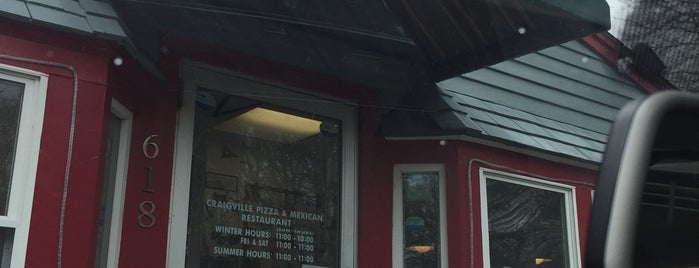 Craigville Pizza & Mexican is one of Pizza places.