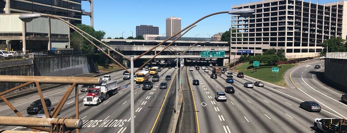 Downtown Connector is one of Atlanta area highways and crossings.