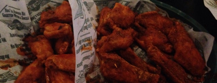 Wing Stop is one of places to eat.
