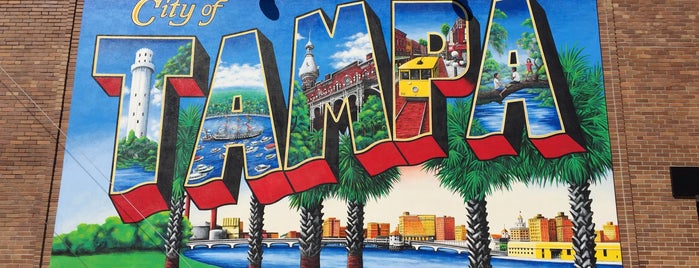 City Of Tampa Mural is one of Places that do work.