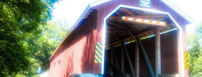Pinetown Bushong's Mill Covered Bridge is one of Locais curtidos por Lizzie.