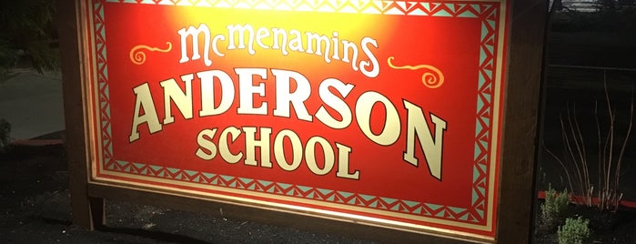 McMenamins Anderson School is one of Favorite places all over the World.