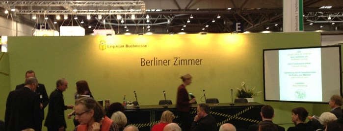 Berliner Zimmer is one of Buchmesse Leipzig / wo die tollen Leute sind.