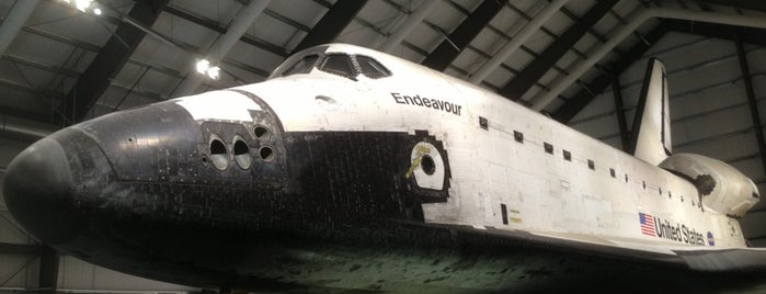 Space Shuttle Endeavour is one of LA.