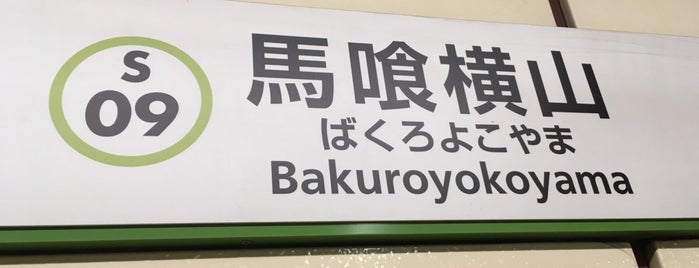 Bakuro-yokoyama Station (S09) is one of Nihonbashi.