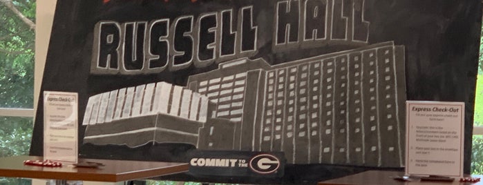 Russell Hall is one of UGA Campus Tour.