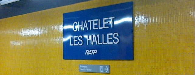 RER Châtelet – Les Halles [A,B,D] is one of Paris: husband's hometown ♥.