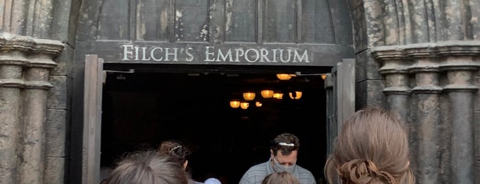 Filch's Emporium Of Confiscated Goods is one of Harry Potter!!.