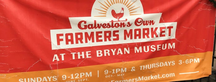 Galveston's Own Farmers Market is one of TX.