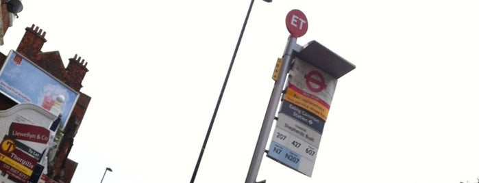 Bus Stop ET (Ealing Common Station) is one of London Bus Stops.