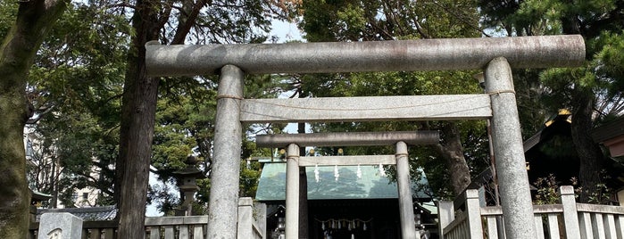 用賀神社 is one of 世田谷区大田区品川区目黒区の神社.