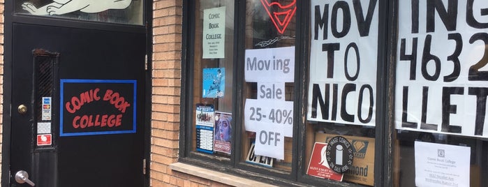 Comic Book College is one of Twin Cities Comic Shops.