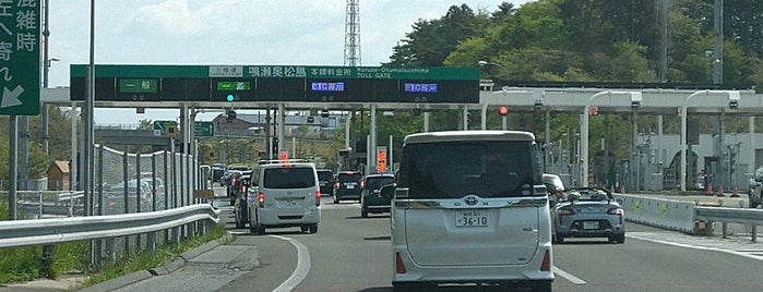 全国高速道路網上の本線料金所