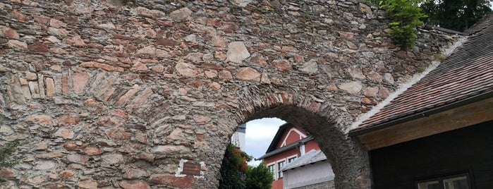 městské hradby Vimperk is one of Hezká místa - Nice places.